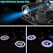 2Pcs Wireless Car Door LED Projector Light for Mercedes Benz All Models, Car Courtesy Welcome Logo Shadow Ghost Light, Wireless Car Door Led Projector Light