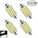 4Pcs 800 Lumens Super Bright 42mm Festoon Led Bulb,48-EX Chipsets 569 578 211-2 212-2 DE3423 DE3425 Led Bulb for Dome lights, Xenon White... primary
