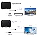 HDTV Antenna, Indoor Amplified TV Antenna 50 Miles Range with Detachable Amplifier Signal Booster and 16 Feet Coaxial Cable (Black)