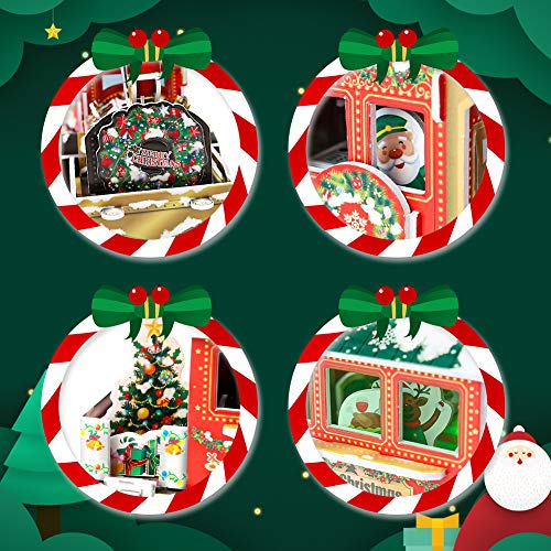 Amor 3D Christmas Train Jigsaw Puzzles Jigsaw Express for Christmas Birthday and Valentine