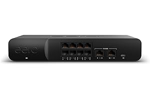 Amazon eero PoE Gateway - 10-port eero router and PoE switch (Two 10 GbE ports, eight 2.5 GbE PoE ports)