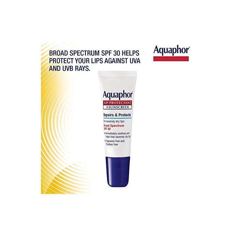 Aquaphor Lip Repair Lip Balm with Sunscreen, Lip Protectant, Lip Balm