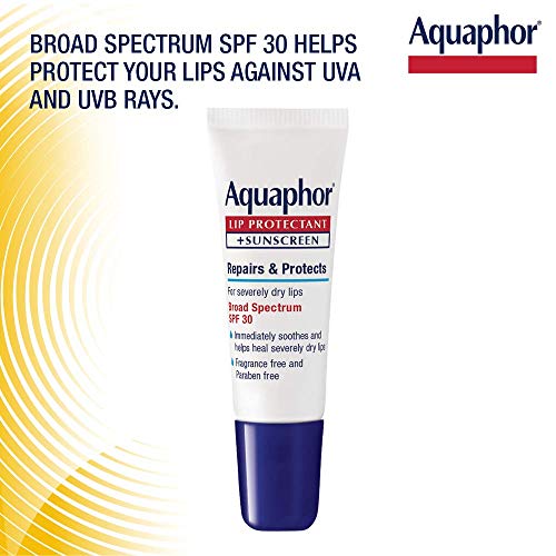 Aquaphor Lip Repair Lip Balm with Sunscreen, Lip Protectant, Lip Balm