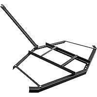 ONECHOI Driveway Drag 66" Width, Tow Behind Drag Harrow 35" Length, 4" Height, Driveway Tractor Harrow w/ Tine Toothed Struct