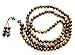 OVALBUY 6mm Tiger Eye Beads Tibetan Buddhist Prayer Meditation 108 Japa Mala
