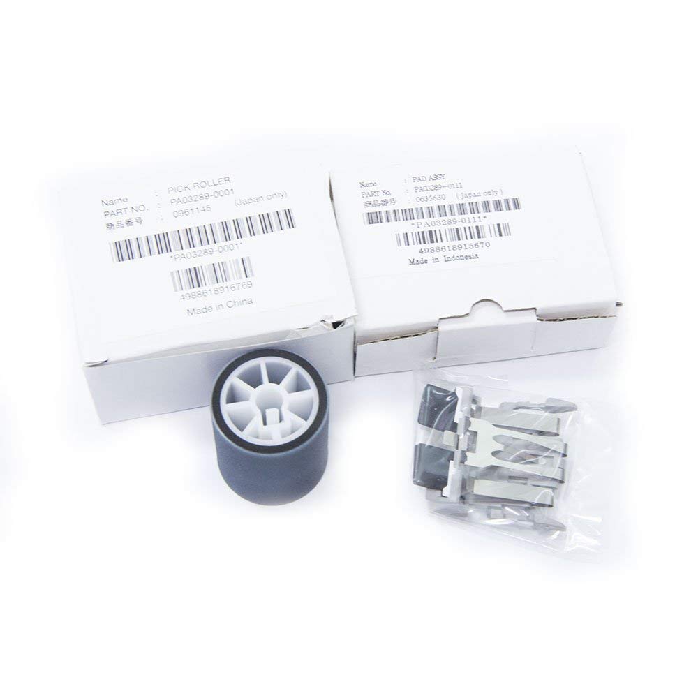YANZEO Scanner Pick Roller and Pad Assy PA03289-0001 PA03289-0111 fi-6010N 6000NS fi-5120C