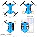 DROCON NINJA FPV Drone with 720P HD Wi-Fi Camera Live Video Feed 2.4GHz 6-Axis Gyro Quadcopter for Kids and Beginners with Altitude Hold, Foldable Arms, One Key Take off/Landing, Color Blue