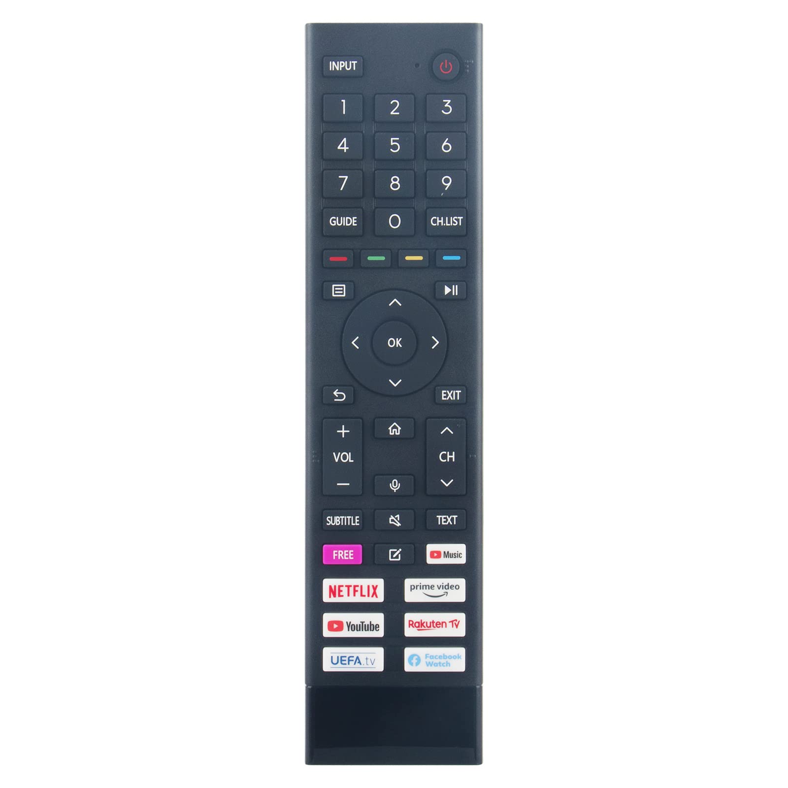 AULCMEET ERF3B80H Replacement Voice Remote Control Compatible with Hisense 4K OLED Smart TV 70A7100F 75A76GQ 75A7GQ 50A6BG 50A7100F 50A76GQ 50A7GQ 50E76GQ 55A66G