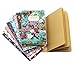 TANG SONG 9PCS Color Series Softcover Kraft Paper Notebook Journal Diary Set 9 Unique Design 16 sheets / 32 pages