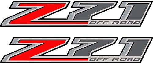 GM Z71 Off Road Decal for Chevrolet Silverado GMC Sierra Red
