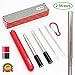 Stainless Steel Collapsible Straw - Eco-Friendly Reusable Straws with case Portable Metal Telescopic Drinking Straws - With Cleaning Brush, Keychain, Travel Case - Premium Stainless Steel Quality