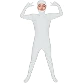 ATHX Kids High Stretch Spandex Halloween Cosplay Bodysuit Costume Open Face Unitard Child Full Body Skin Suit Zentai Suit