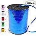 TONIFUL 500 Yards Curling Ribbon-Balloon Ribbon-Balloon String for Art&Craft Decor,Gift Wrapping,Ribbons and Bows for Christmas New Year Birthday Gifts (Blue)