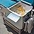 Tommy Bahama Rolling Party Cooler, Stainless Steel, 77 Quart Capacity