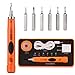 Electric Precision Screwdriver Adjustable Torque Cordless Screwdriver Set Rechargeable with 6 bits for Phone Camera Computer Tablet Laptop Repair