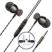 CHSMONB Wired Headphones(Earphones/Earbuds), In-Ear Headphones Wired Bass Stereo Sports Headphones with Snug and Soft Design, Inline Controls for Hands-free Calling and MP3 Players