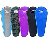 Self Inflating Sleeping Pad for Camping Backpacking Hiking - Premium Camping Pad Lightweight Foam Padding Inflatable and Superior Insulation Great For Camping Outdoors Hiking Thick Outer Skin (Black)