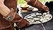 Outset Leather Grill Gloves, Set of 2 Brown Leather BBQ Gloves
