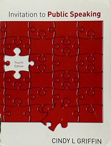 Invitation to Public Speaking 1133234879 Book Cover