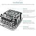 Syncwire 34W 4-Port USB Wall Charger, Multi-Port [Foldable US Plug] Travel Power Adapter with Interchangeable UK/EU Plug for Apple iPhone, iPad, Samsung, Android Phones, Tablets & More
