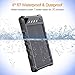 Solar Charger, BEARTWO 10000mAh Solar Phone Charger, Ultra-Compact Portable Charger with Dual USB Backup Battery Pack, Solar Power Bank with Flashlight for Camping, Outdoor Activities for iOS Android