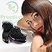 Detangling Hair Brush 2 Piece Set - Best Detangler Comb No Pain Brush For Curly Wavy Thick or Thin Hair -Tangled Hair Solution for Women Girls Men and Boys - Purple & Black Premium Nature