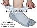 Loose Fit Stays Up Men's and Women's Casual Lower Cut Socks (Pack of 3) Made in USA, Cushioned Sole (US, Alpha, Medium, Regular, Regular, White)