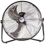 MaxxAir HVFF20UPS Multi Purpose High Velocity 3-Speed Floor Fan, 20-Inch