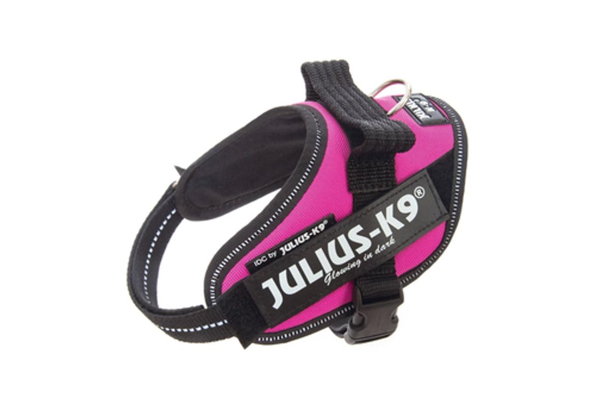 Julius-K9, 16IDC-DPN-MM, IDC Powerharness, dog harness, Size: XS/Mini-Mini, Dark Pink