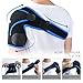 Shoulder Stability Brace with Pressure Pad by Babo Care - Breathable Neoprene Shoulder Support for Rotator Cuff, Dislocated AC Joint, Compression Sleeve with Adjustable Wrap Strap (Blue)