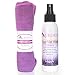 Aurorae Yoga Mat Wash Cleaner. Aromatherapy Essential Oil. Free Microfiber Cleaning Towel included with Lavender, Citrus and Eucalyptus Only