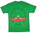 Teenage Mutant Ninja Turtles Adult Costume T-Shirt - Raph Red (X-Large)