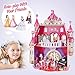 CubicFun 3D Kids Puzzle Princess Doll House with Crystal Gems for Girls and Adult, Valentine's Gifts for her and Kids, Princess Birthday Party