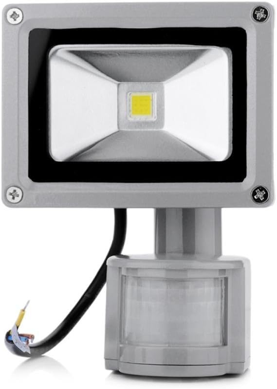 PIR Motion Sensor Security Wall Pure White LED Floodlight Flood Light Lamp
