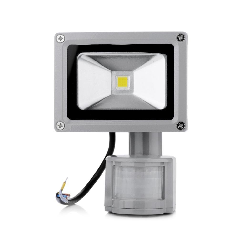 PIR Motion Sensor Security Pure White LED Floodlight Flood Light Lamp