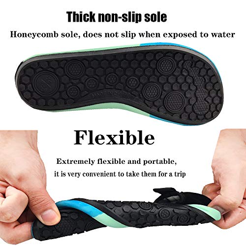 Water Socks Swim Socks for Womens Mens Kids Quick-Dry Aqua Water Shoes Barefoot for Beach Pool Surf Yoga Exercise - Thumbnail 5