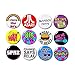 Misc. 80's Buttons Pins (set #1)