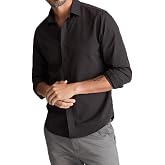 UNTUCKit Wrinkle Free Solid Long Sleeve Shirt for Men | Wrinkle-resistant &amp; moisture-wicking material, made of durable, premium nylon, finished with the perfect untucked length
