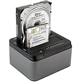 Spinido Dual Bay USB 3.0 Hard Drive Docking Station with Offline Clone Function Hard Drive Reader for 2.5 Inch and 3.5 Inch HDD SSD SATA (2 x 6TB Support, Black) (2.5&amp;3.5)