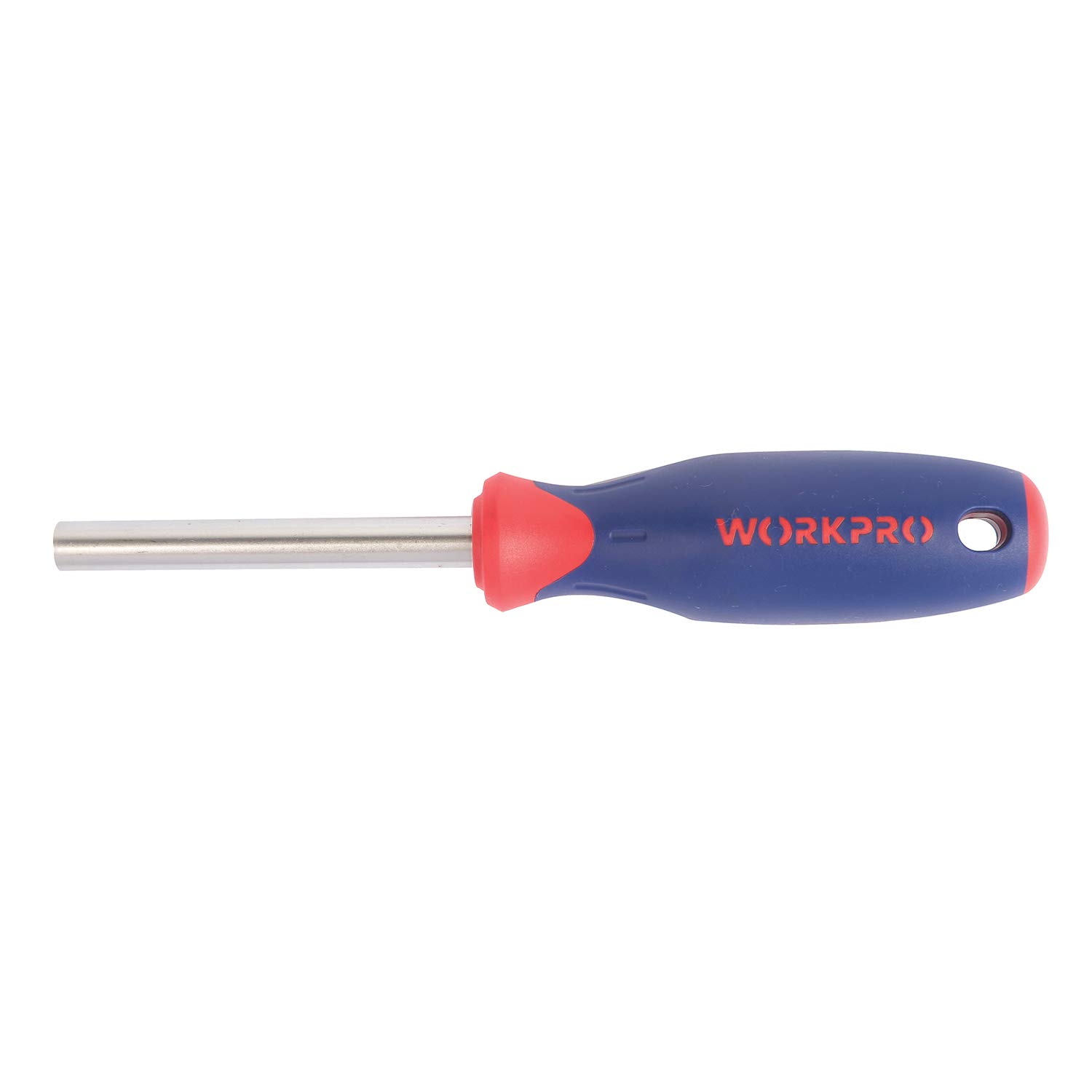 WORKPRO Magnetic Screwdriver Bits Holder, 7-Inch, Chrome-Plated Shaft, Bi-Material Soft-Grip Handle, (1 Pack)