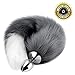 Anal Butt Plug Stainless Steel Anal Stopper SM Anus Toy with Faux Fox Tail