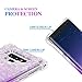 Ruky Galaxy Note 9 Case, Galaxy Note 9 Glitter Case, Gradient Quicksand Series Reinforced Corners TPU Bumper Cushion Protective Shockproof Bling Heart Liquid Case for Galaxy Note 9, Gradient Purple