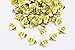 U. S. Toy LM174 Mini Bumble Bee Erasers, Yellow