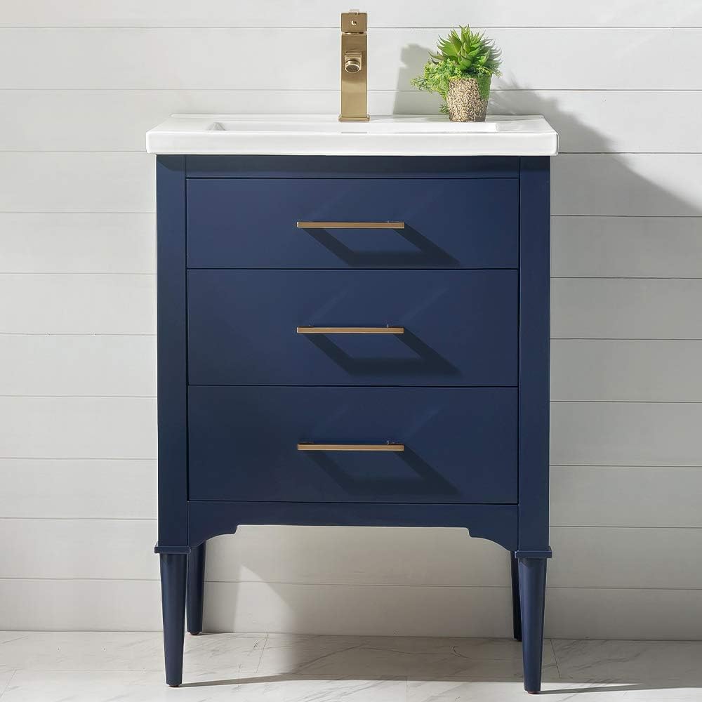 Amazoncom Luca Kitchen Bath Lc24dbp Austin 24 Bathroom Vanity Set In Midnight Blue Made With Hardwood And Integrated Porcelain Top Home Improvement Amazoncom Luca Kitchen Bath Lc24dbp Austin 24 Bathroom Vanity Set In Midnight Blue Made With Hardwood And Integrated Porcelain Top Home Improvement