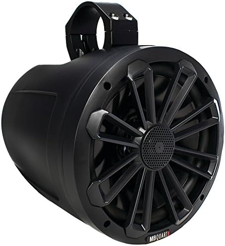 MB Quart - 8" Nautic Series 2-Way Wake Tower Speaker with Enclosure, Black