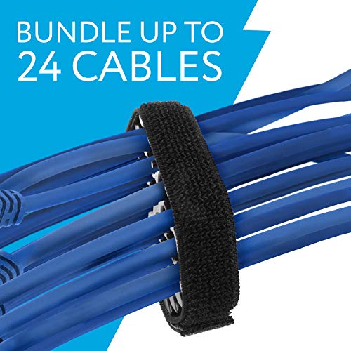 Cable Organizing Kit, 6 Network Cable Management Tools and 6 Fasteners, Network Organizer Cable