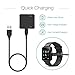 TUSITA Charger for Garmin Vivoactive Smartwatch - USB Charging Cable Clip Cradle 100cm - Fitness Tracker Accessories