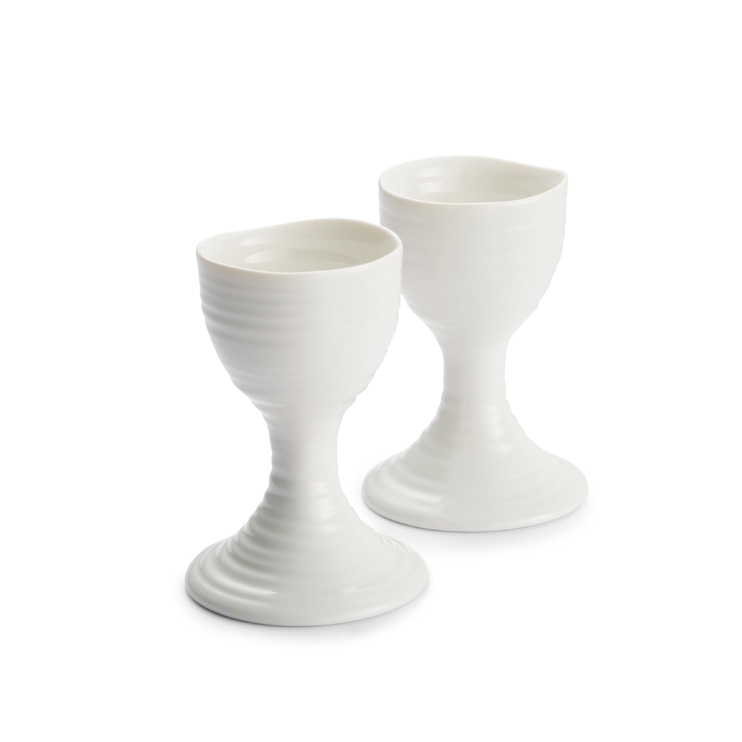 Sophie Conran for Portmeirion – White Egg Cups Set of 2, 9 cm
