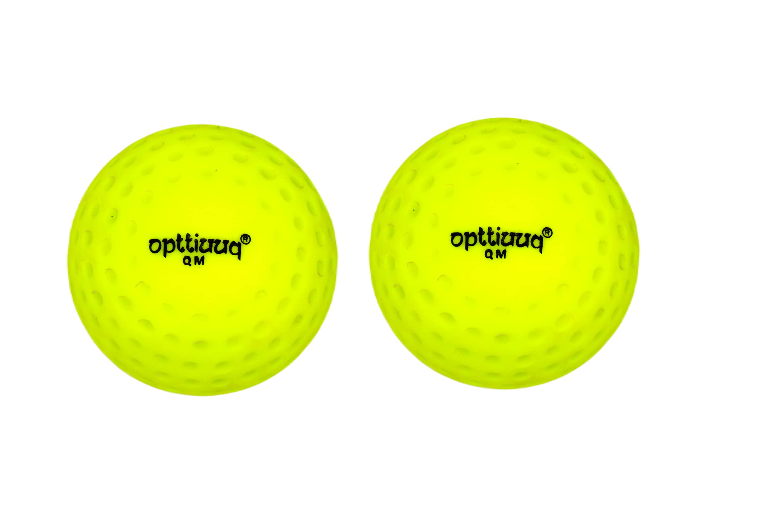 opttiuuq Jaduu Dimple Hockey Ball. Pure Performance Products. Lime Green Pack of 2