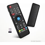 Air Remote Mouse, 7Lucky 2.4GHz Mini Wireless Keyboard Mouse with Touchpad Android TV Remote Control Infrared Leaning for Android TV Box ,Smart TV, HTPC, Mini PC,Mac OS, etc